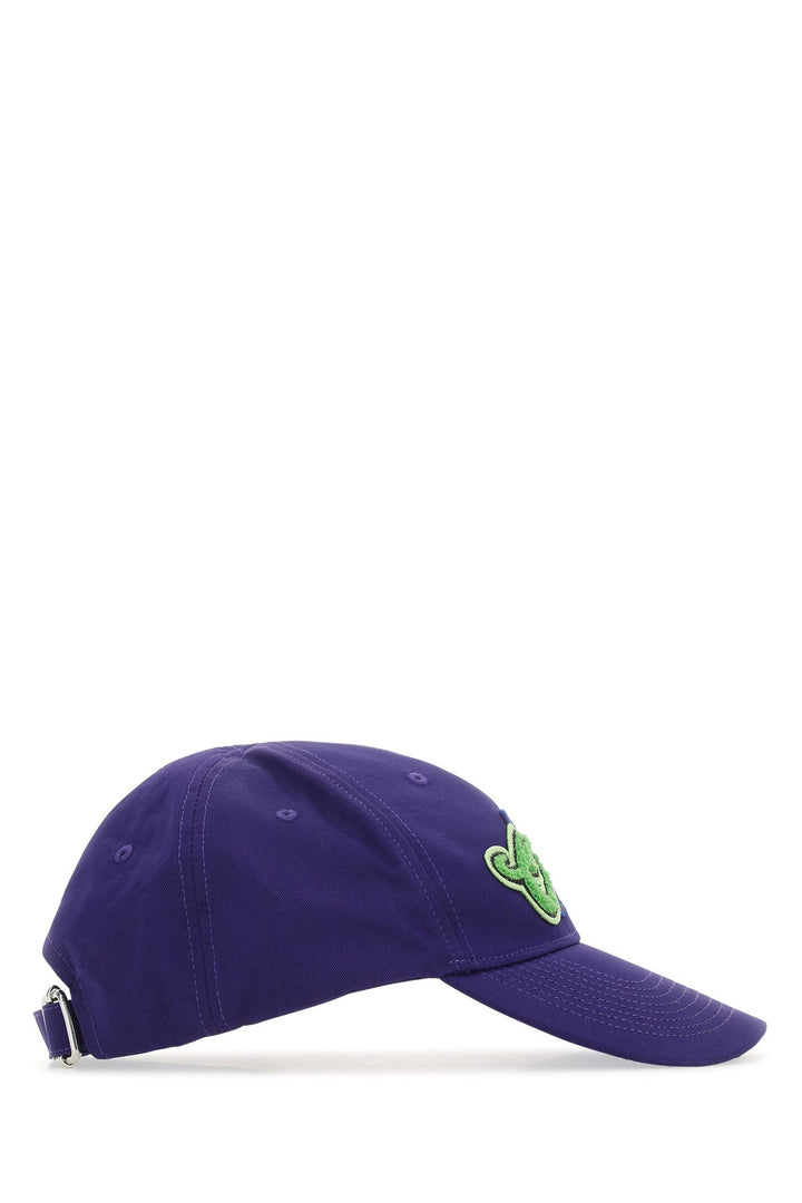 Purple cotton baseball cap