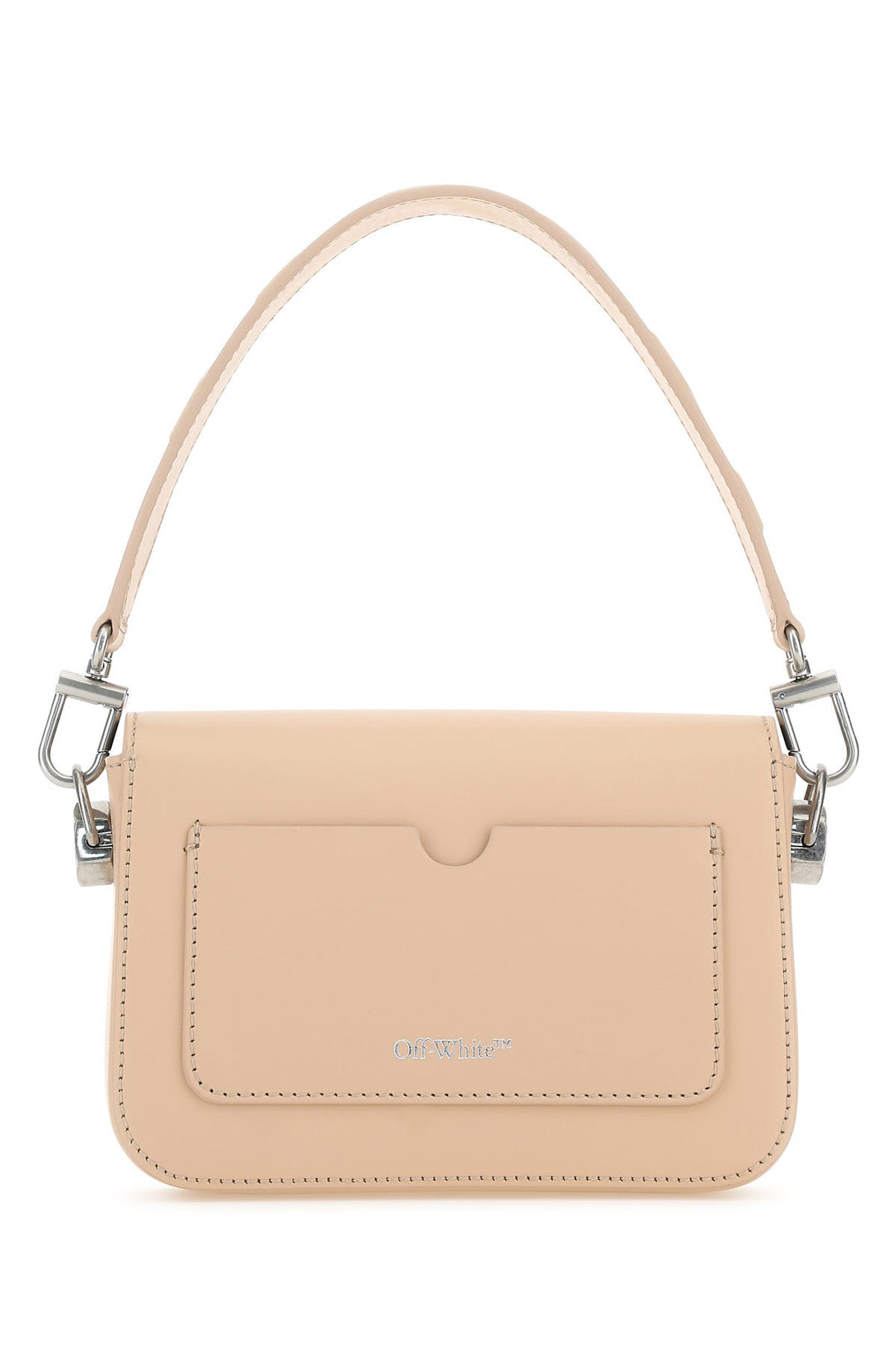 Light pink leather small Plain Binder handbag