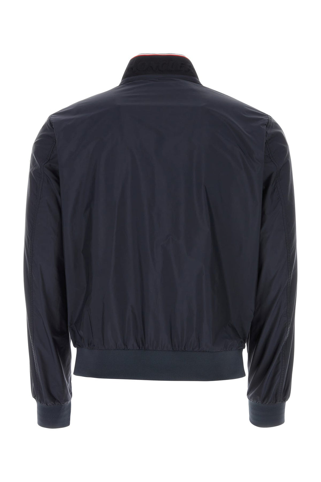 Navy blue nylon Reppe windbreaker