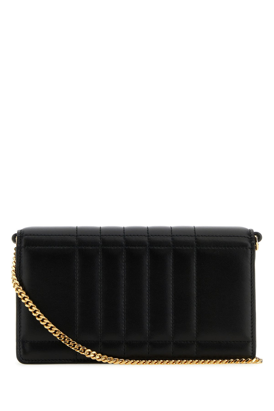 Black leather small Lola crossbody bag