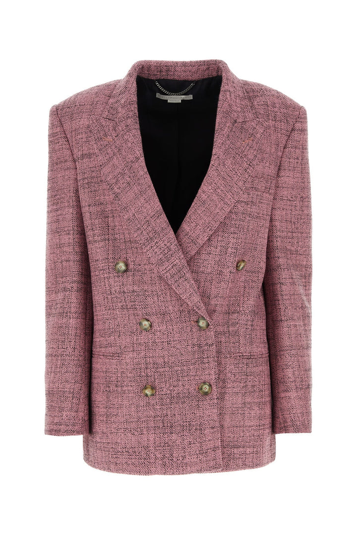 Pink tweed Mouline blazer