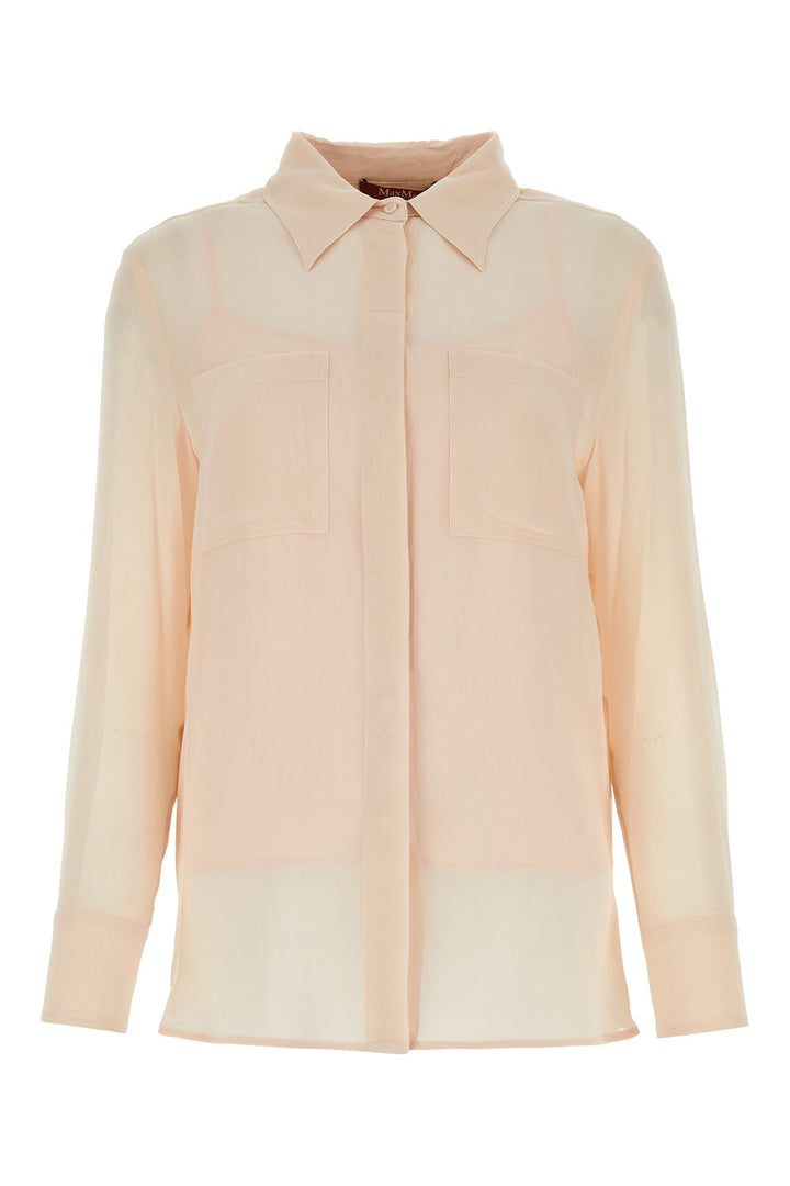 Light pink silk Orietta shirt