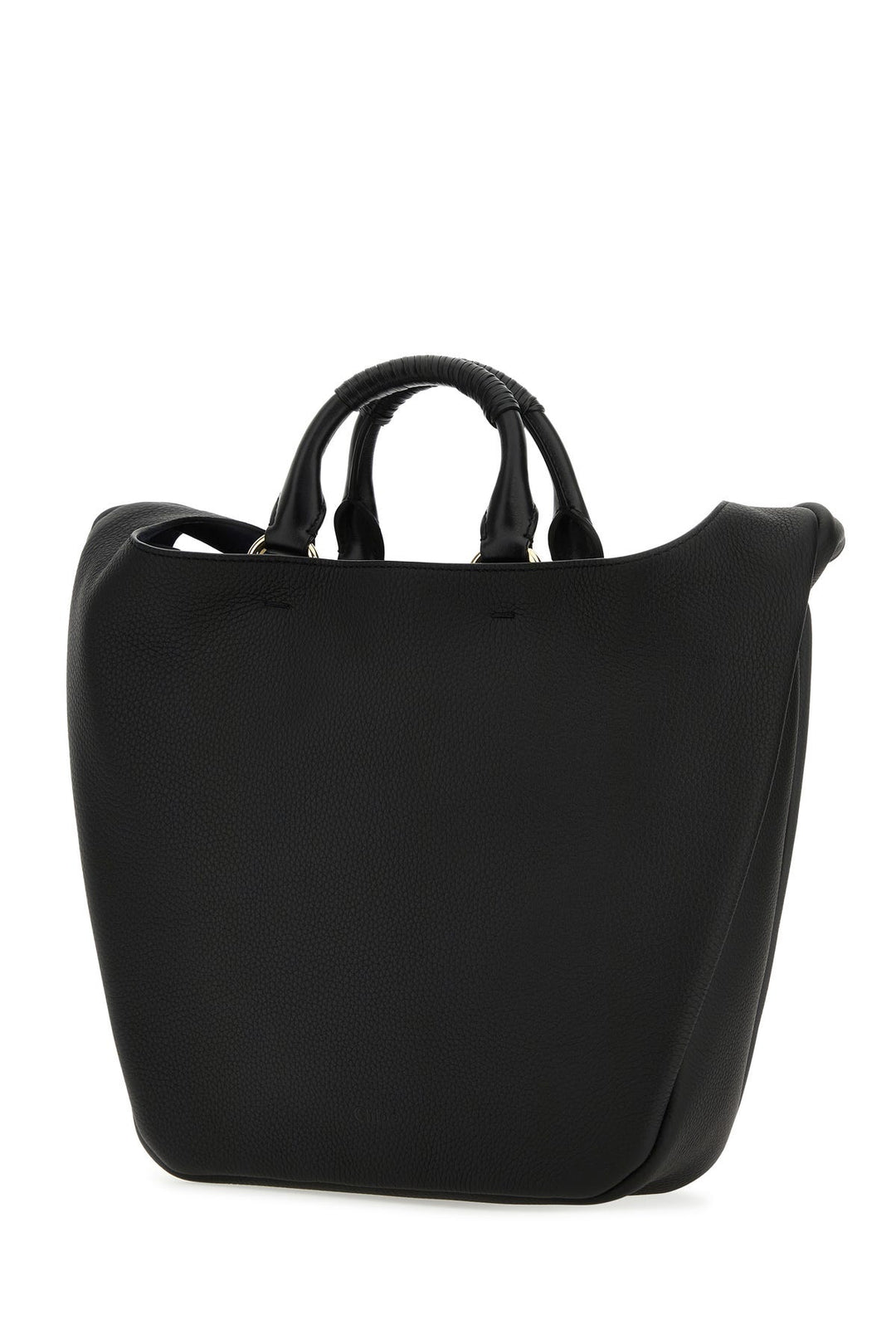 Black leather medium Deia handbag