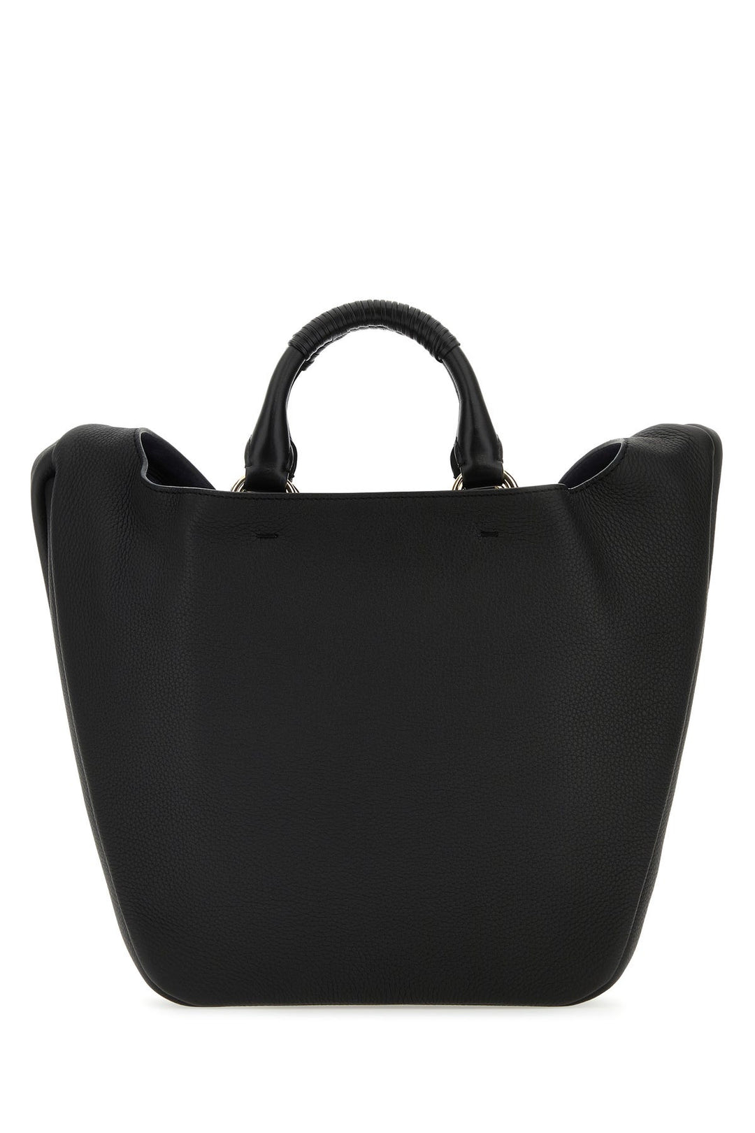 Black leather medium Deia handbag