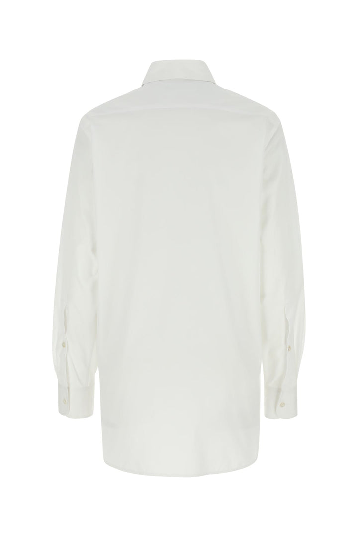 White poplin shirt