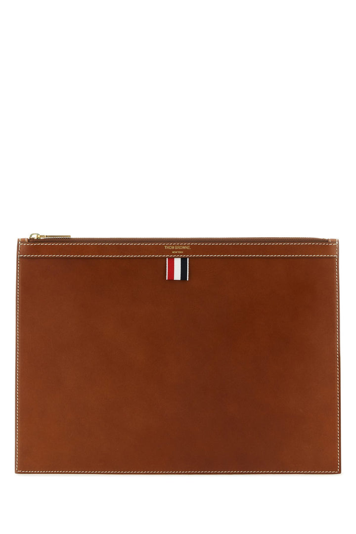 Brown leather document case