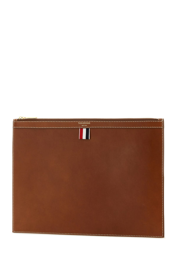 Brown leather document case