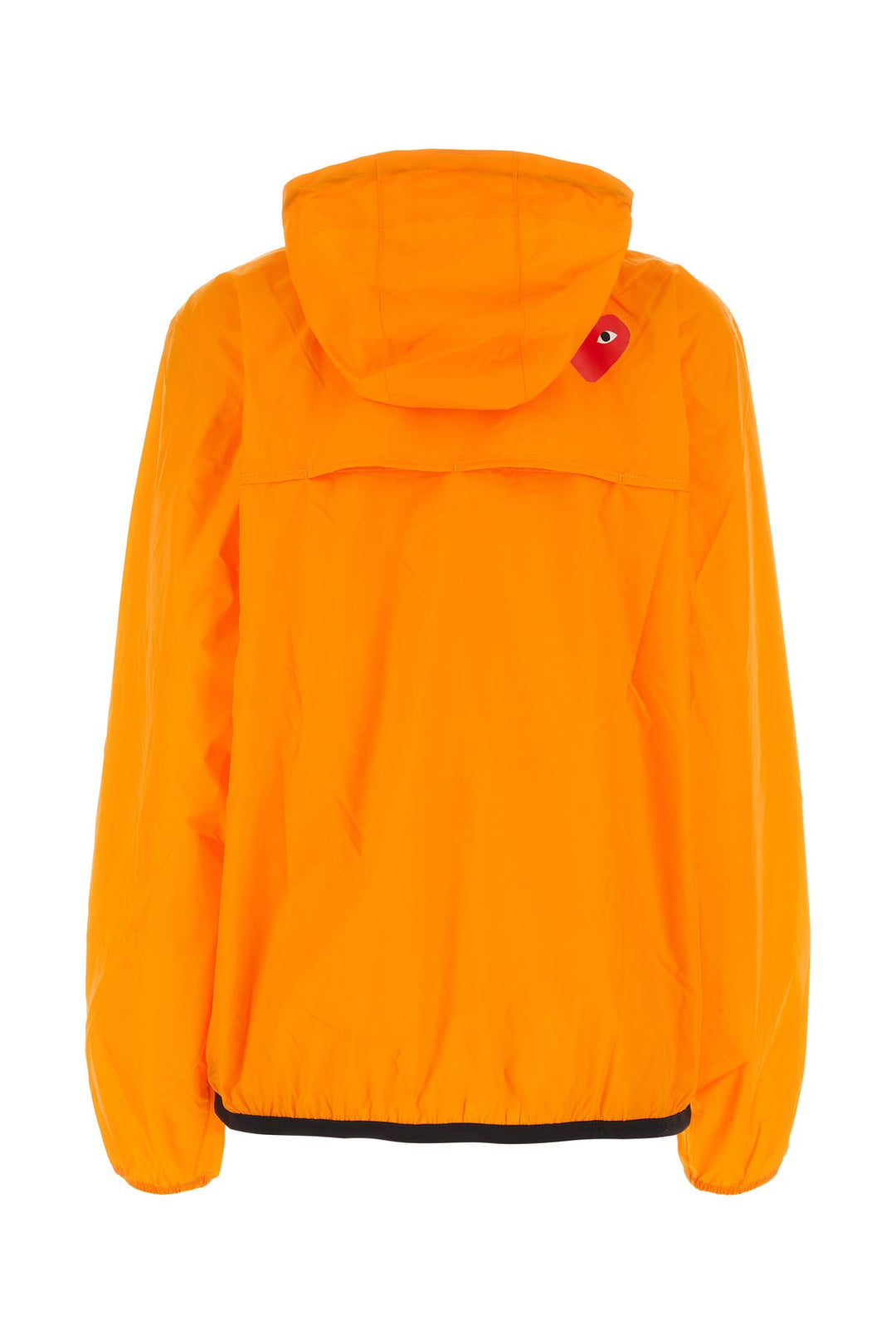 Fluo orange nylon k-way