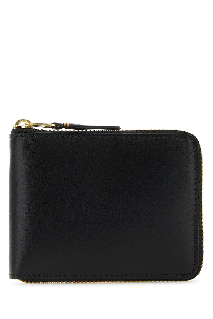 Black leather wallet