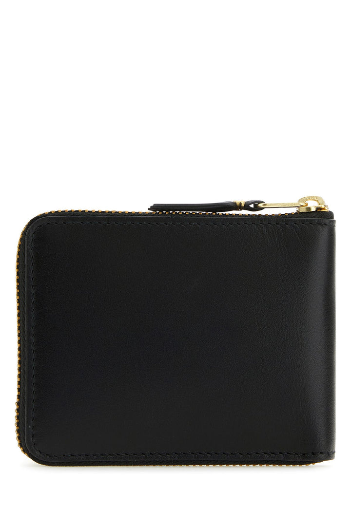 Black leather wallet