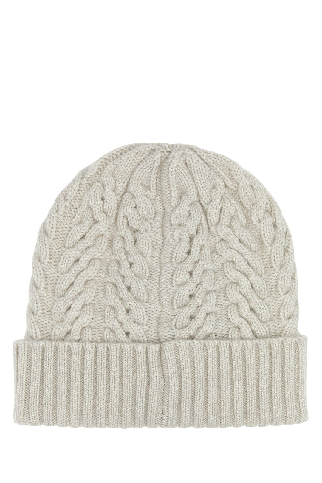 Ivory cashmere Maria beanie hat