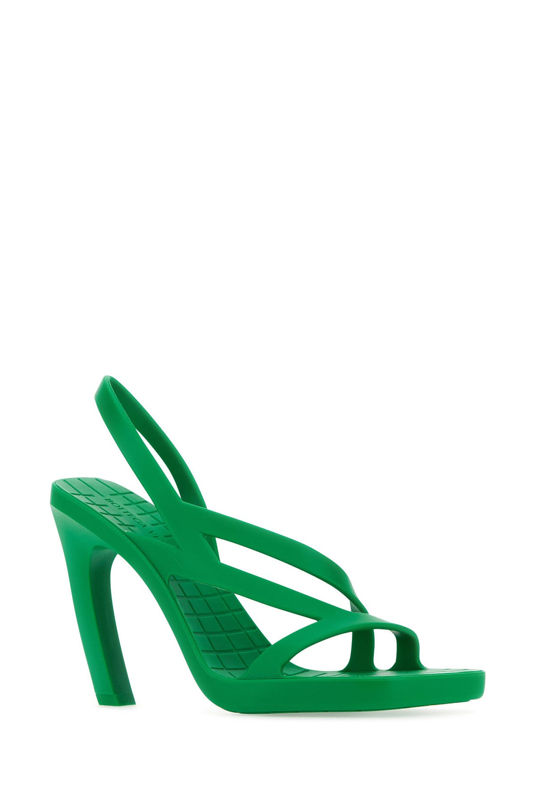 Grass green rubber Jimbo sandals