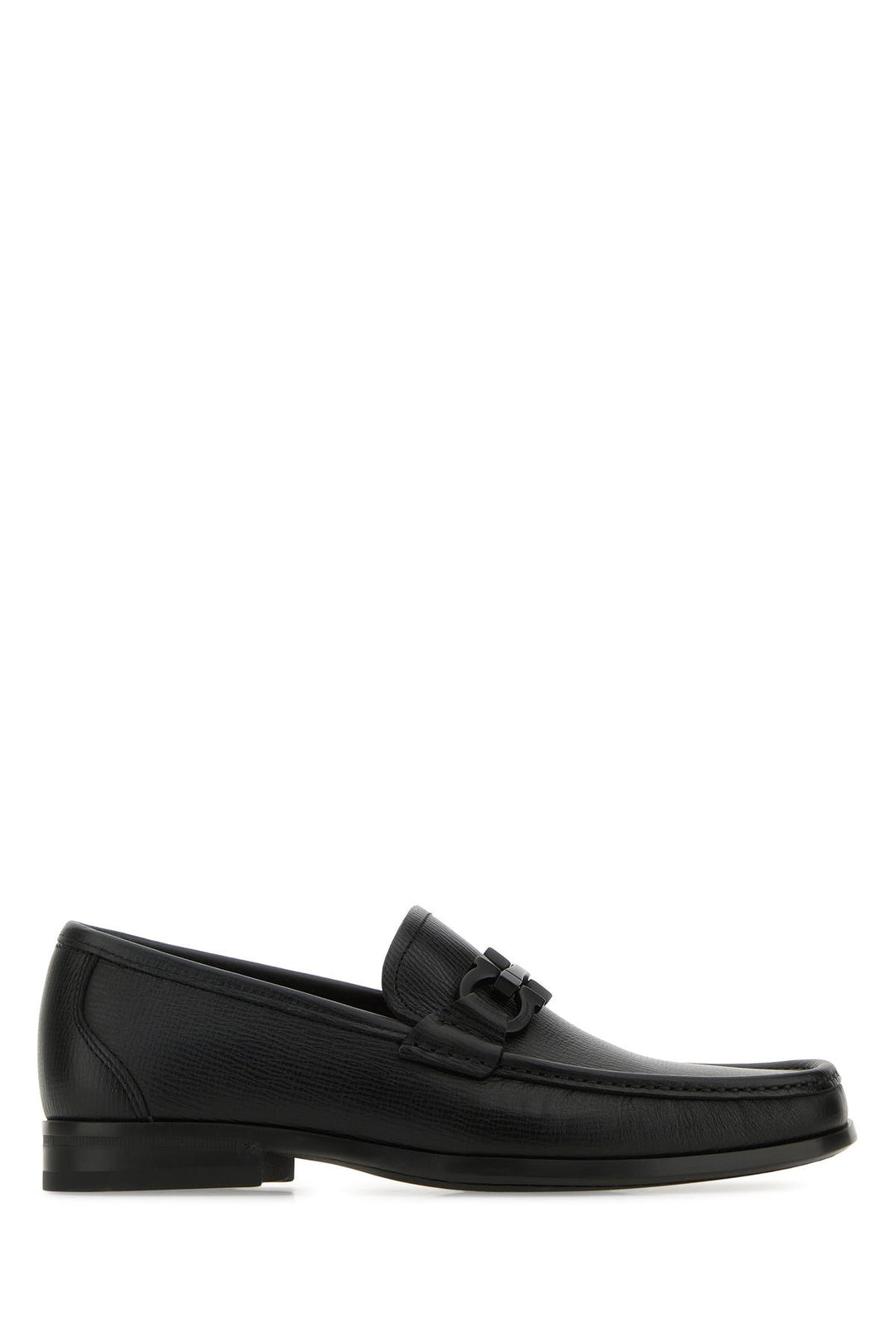 Black leather Grandioso loafers