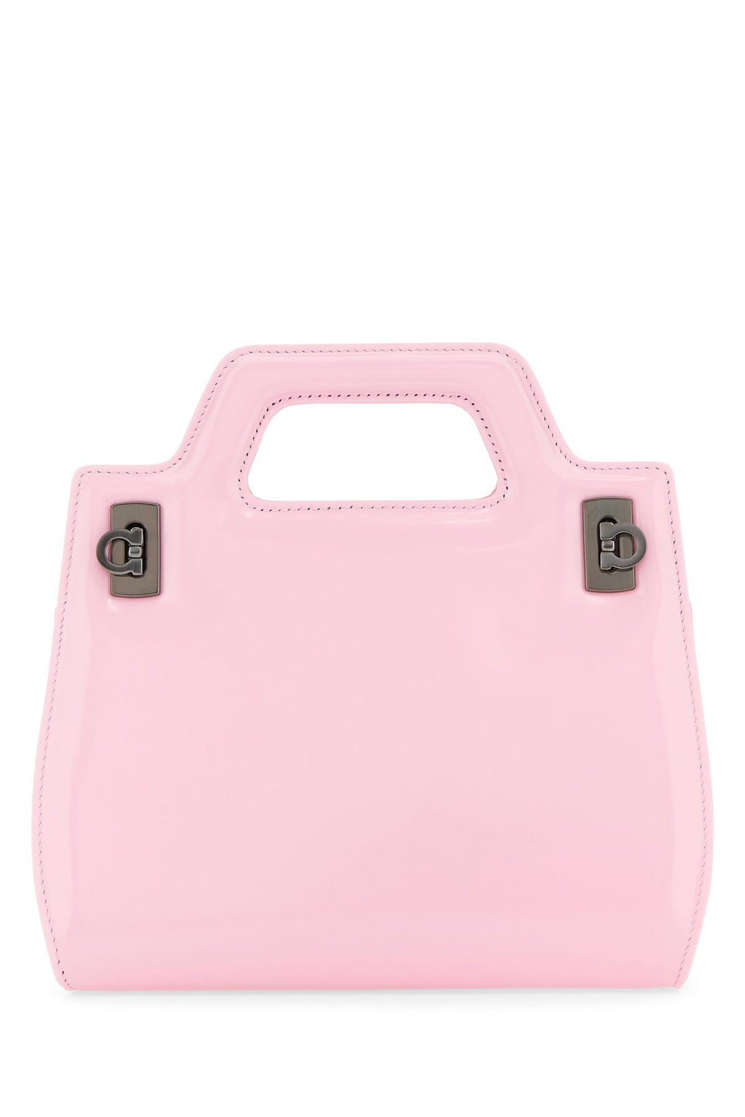 Pink leather mini Wanda handbag