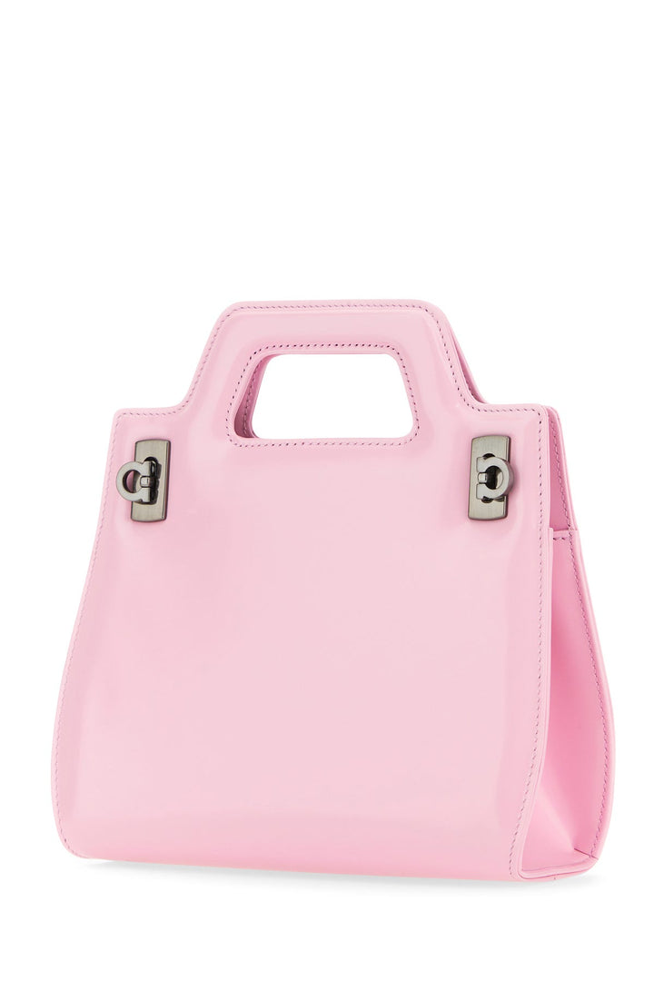 Pink leather mini Wanda handbag