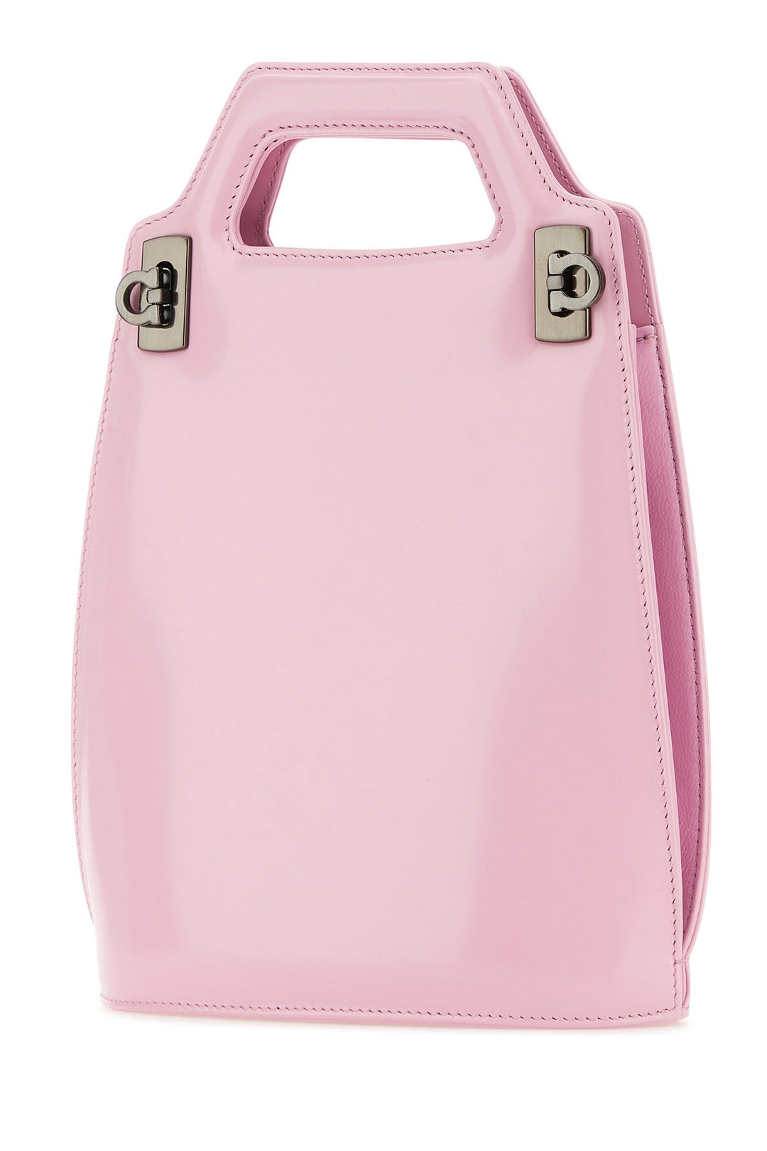 Pink leather mini Wanda handbag