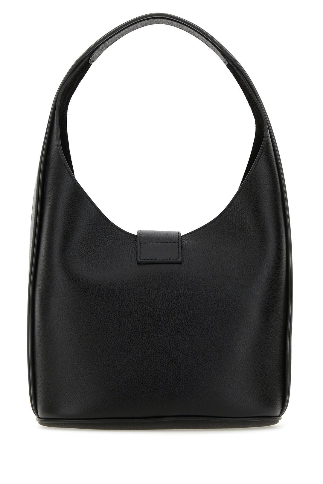 Black leather medium Hobo handbag