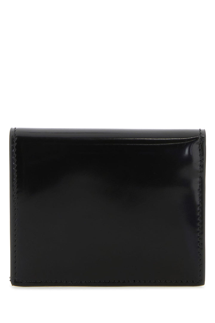 Black leather wallet