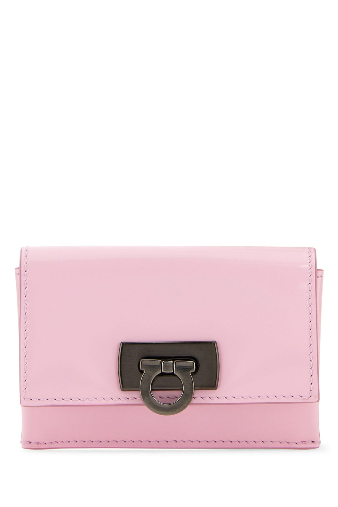 Pink leather coin purse