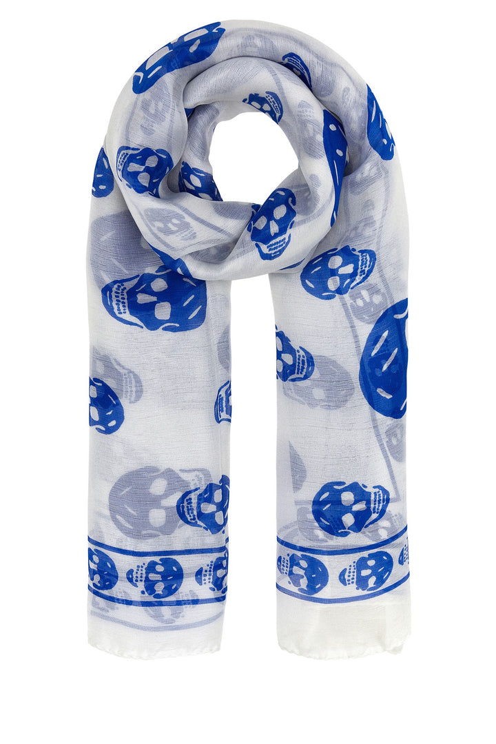 Printed silk foulard