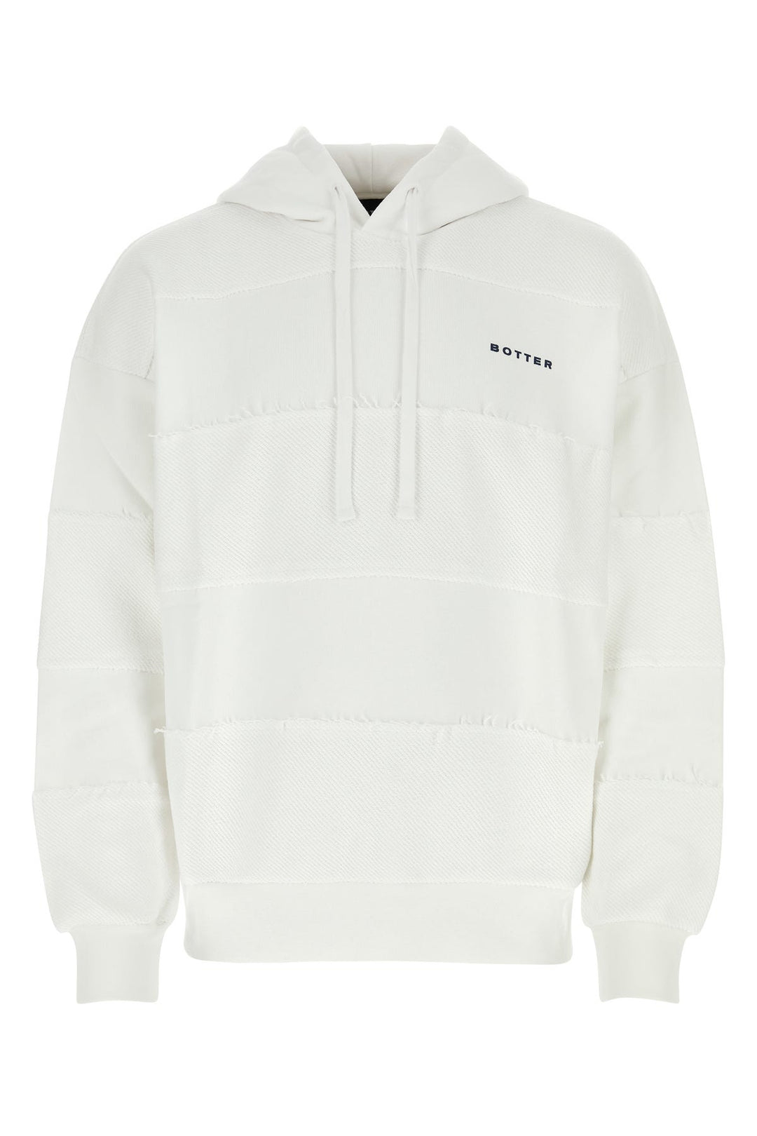 White cotton oversize sweatshirt