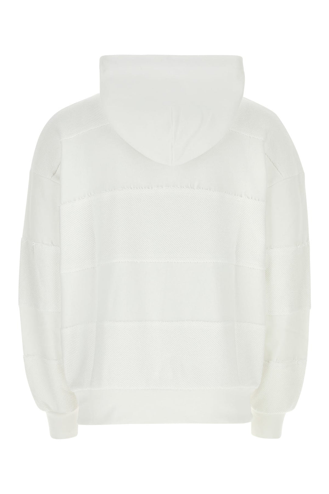 White cotton oversize sweatshirt