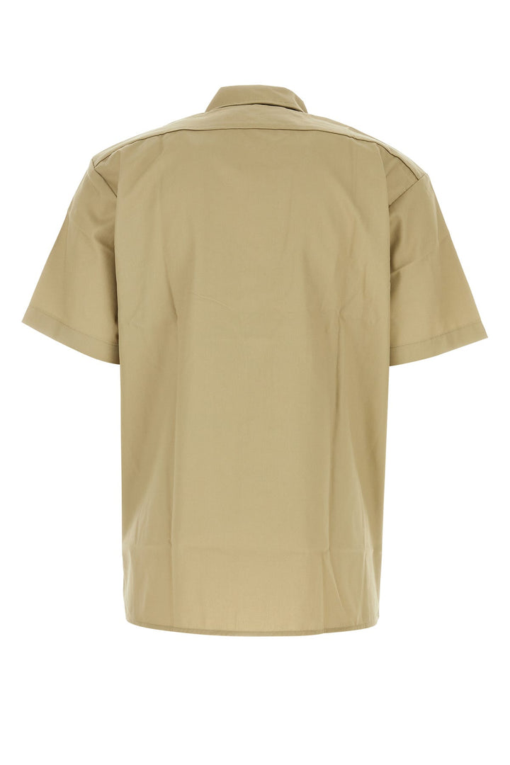 Beige polyester blend shirt