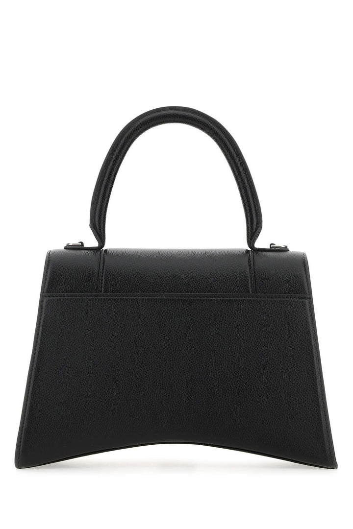 Black leather Hourglass handbag