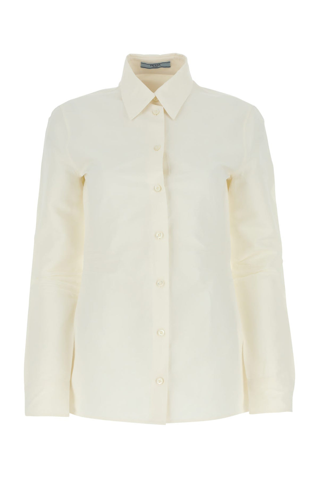 Ivory paper and viscose shirt