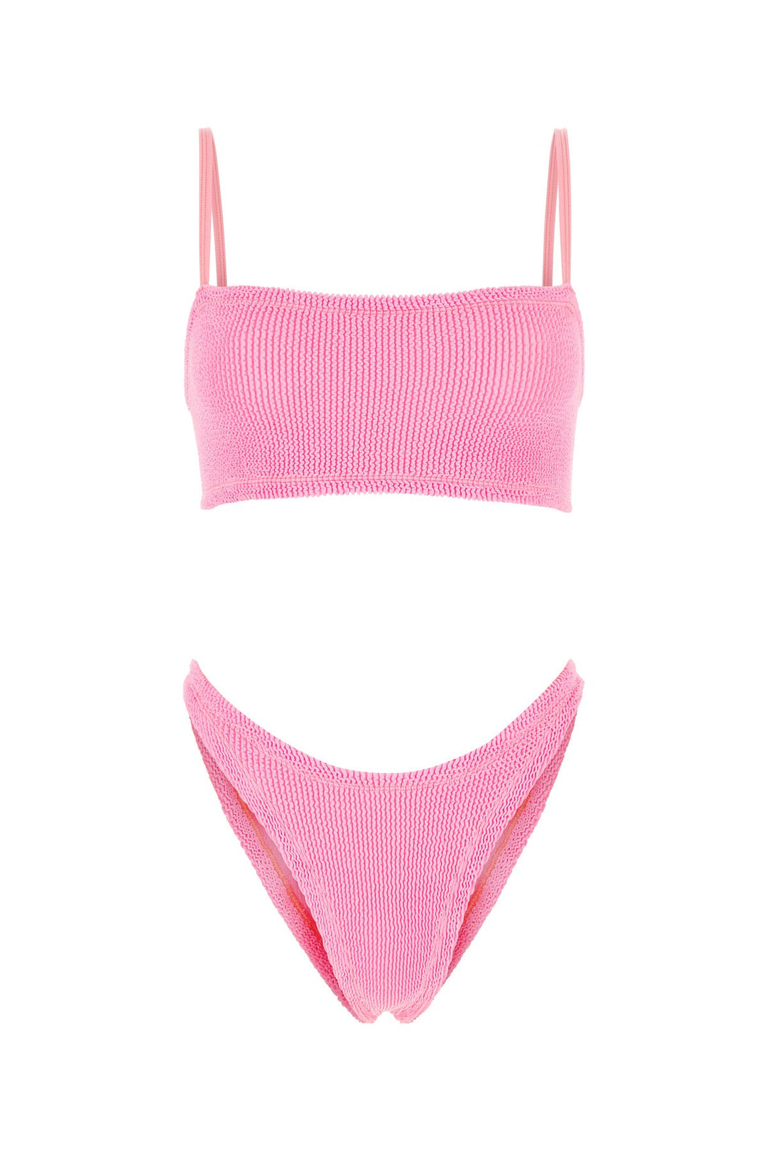 Fluo pink stretch nylon Gigi bikini