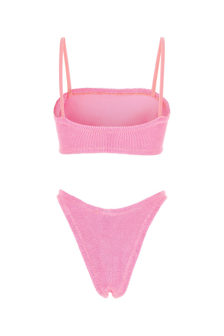 Fluo pink stretch nylon Gigi bikini