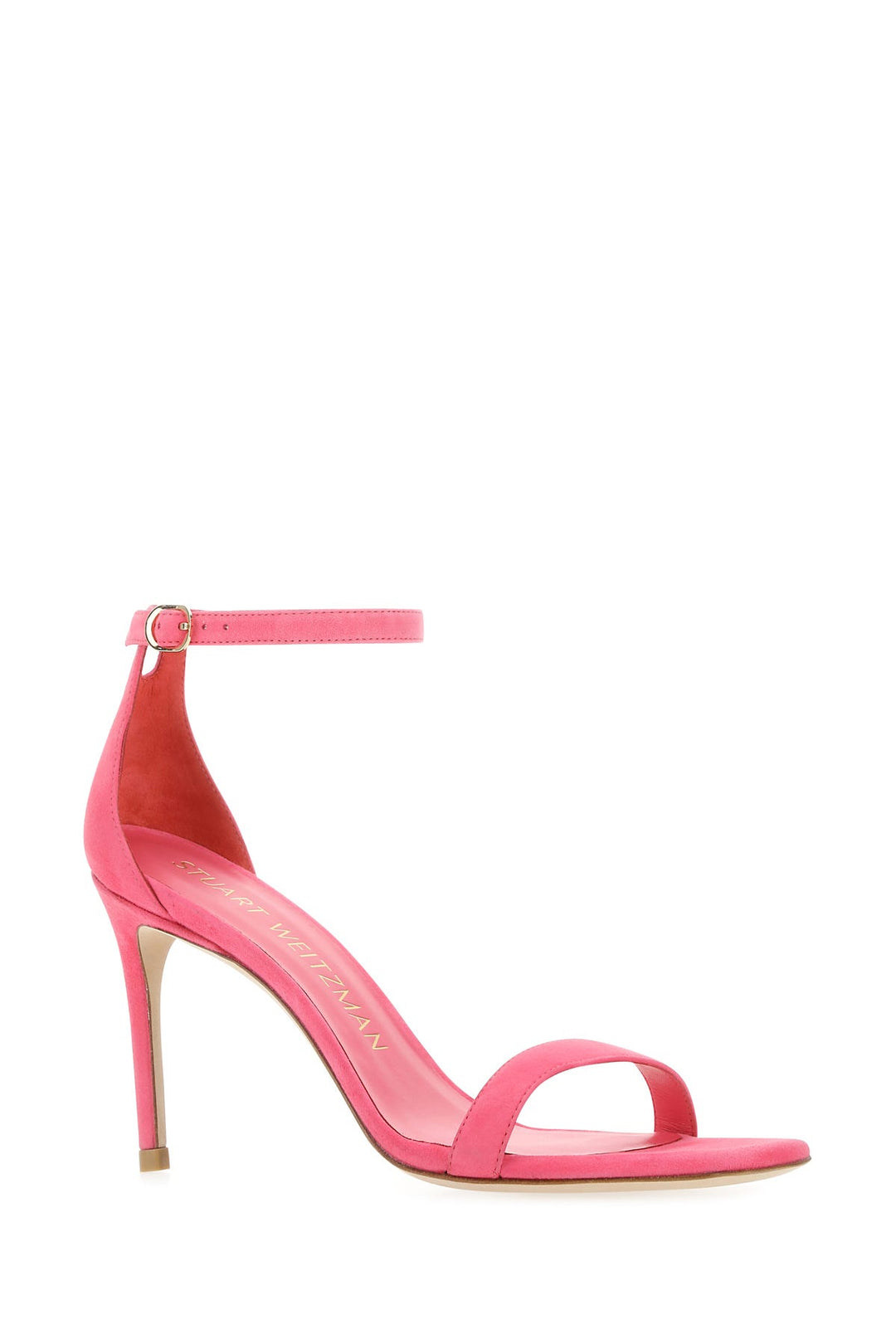 Pink suede Nunakedcurve 85 sandals