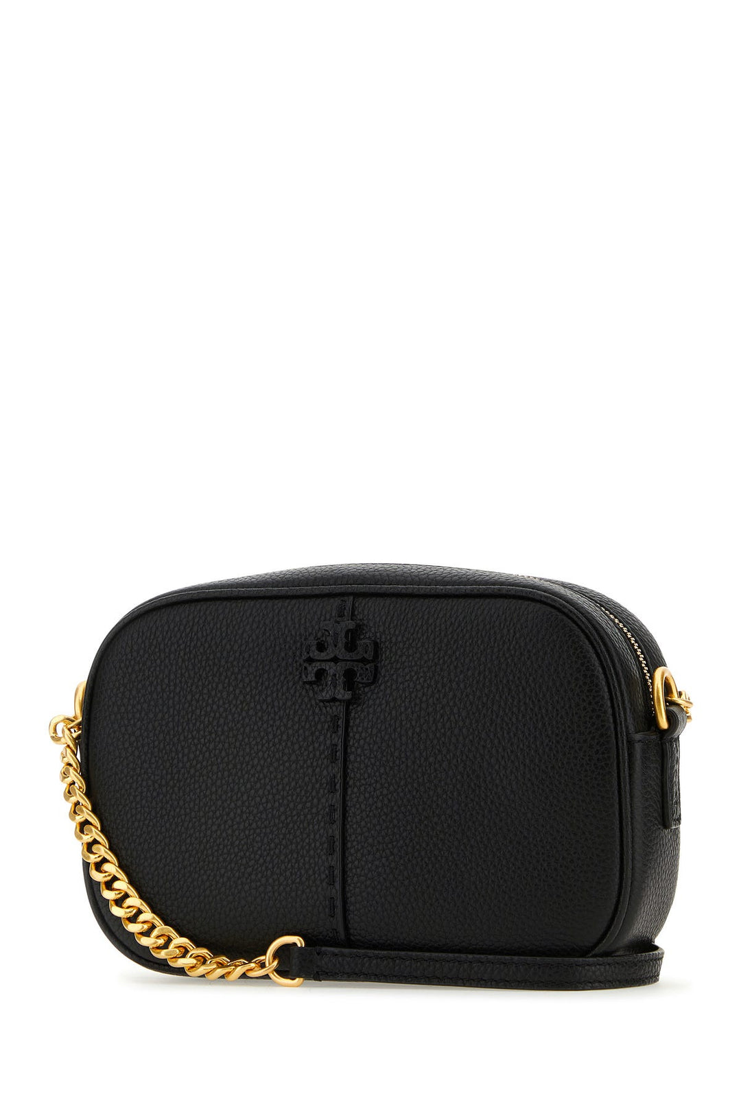 Black leather McGraw crossbody bag