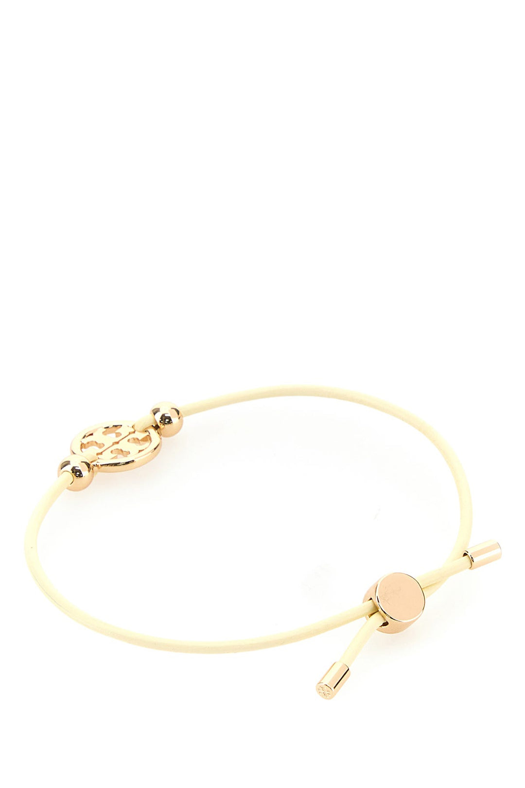 Cream leather Miller bracelet