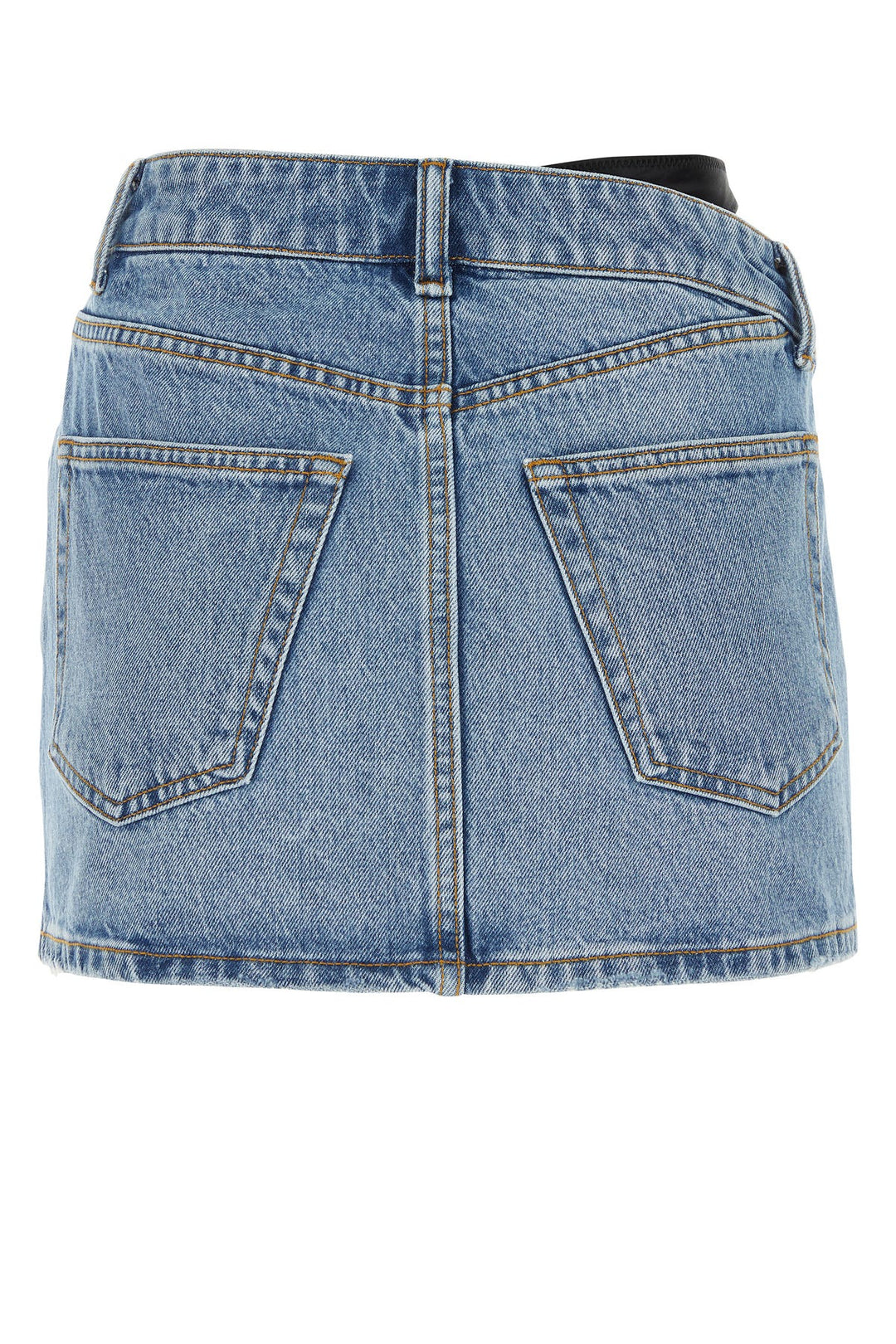 Denim mini skirt