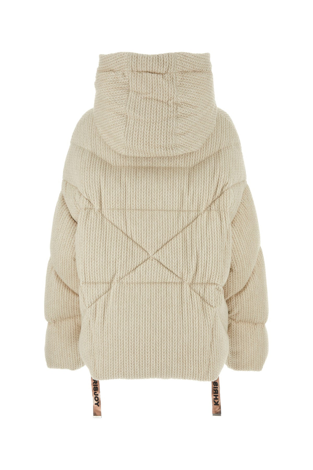 Ivory nylon blend Puff down jacket