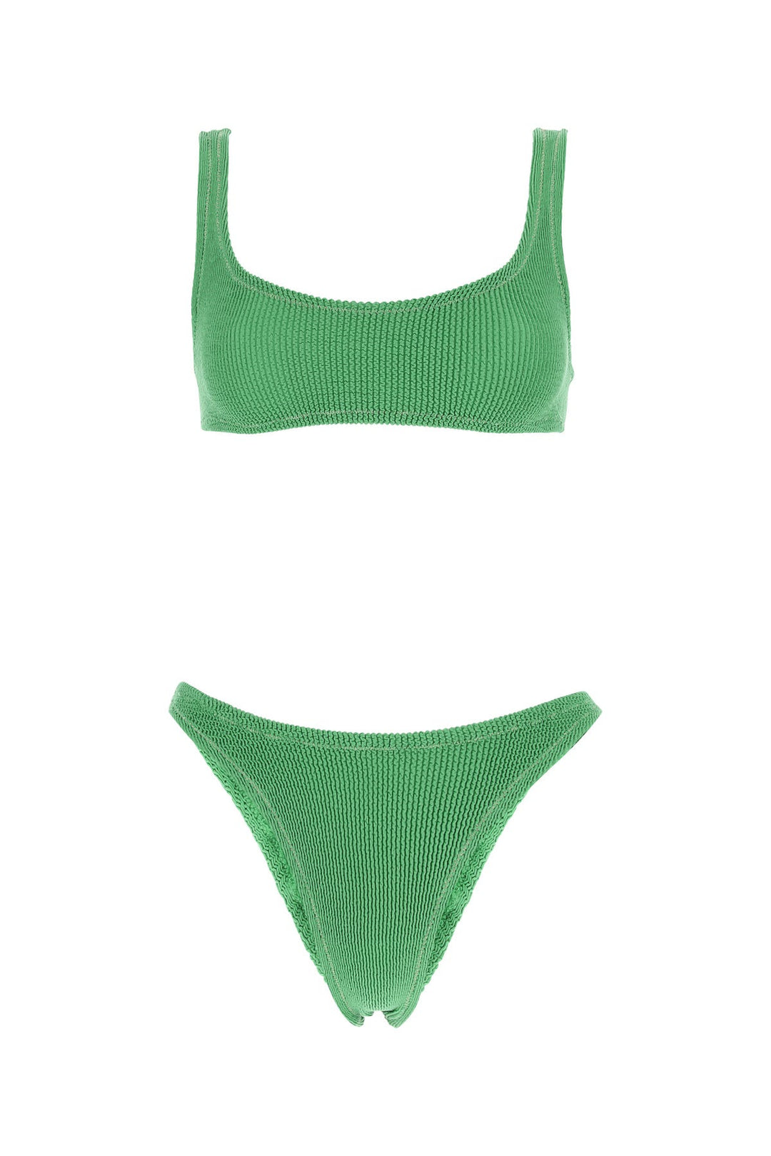 Grass green stretch nylon Ginny bikini