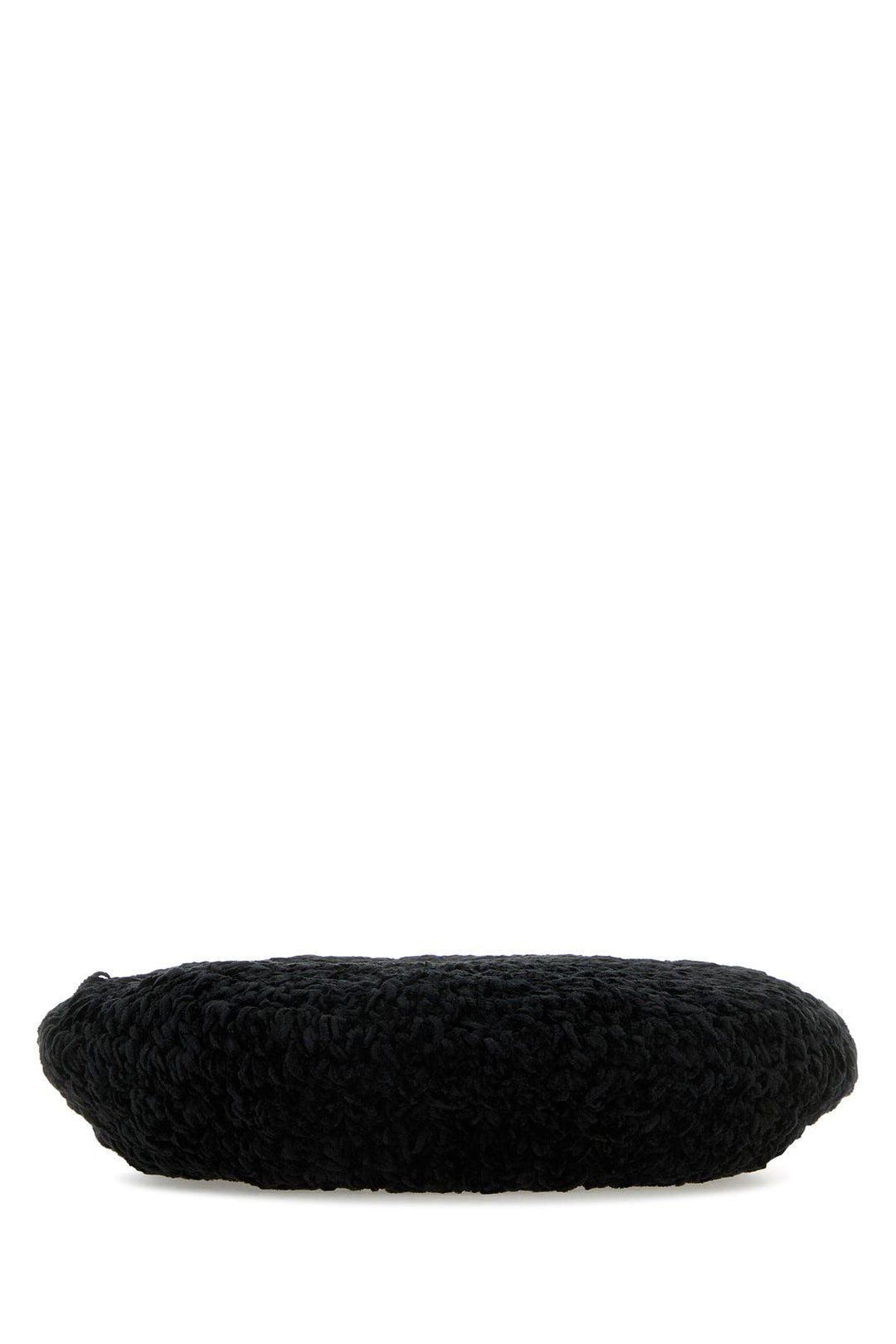 Black polyester beret