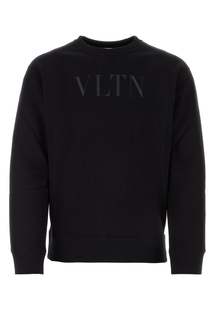 Black cotton sweatshirt