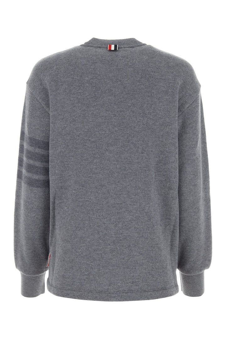 Grey wool sweatshirt