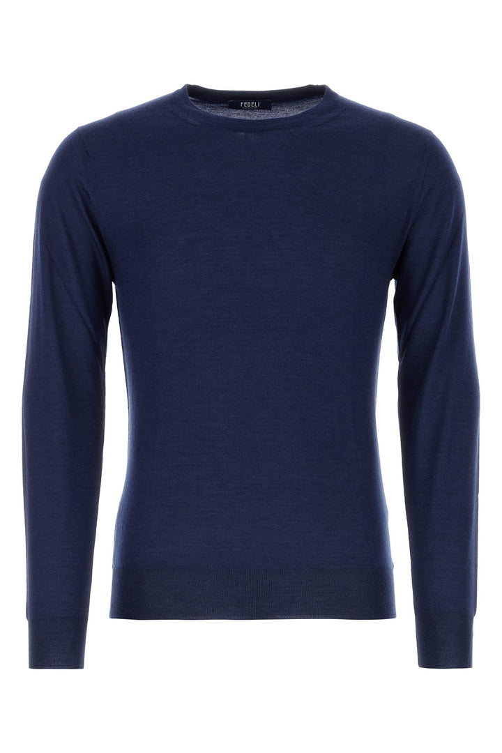 Blue cashmere blend sweater