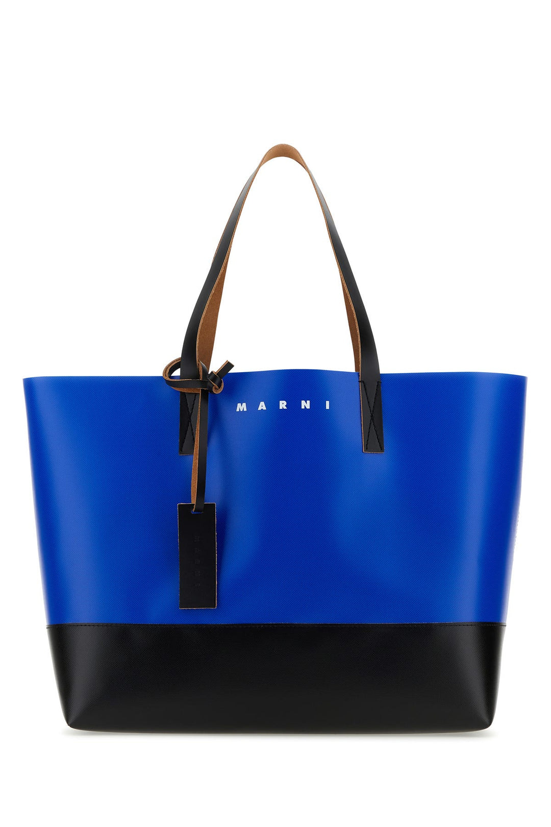 Two-tone PVC shopping bag