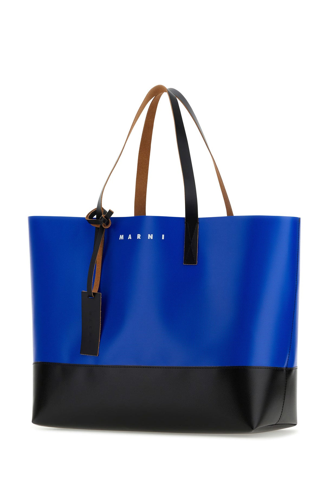 Two-tone PVC shopping bag