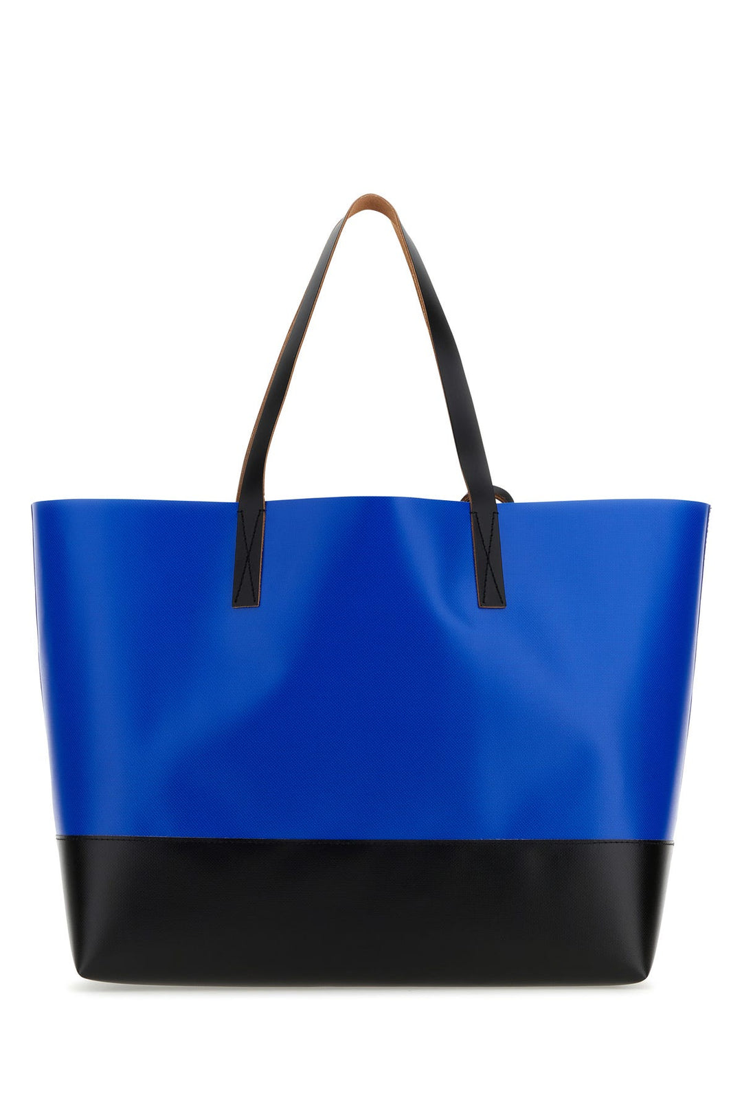 Two-tone PVC shopping bag