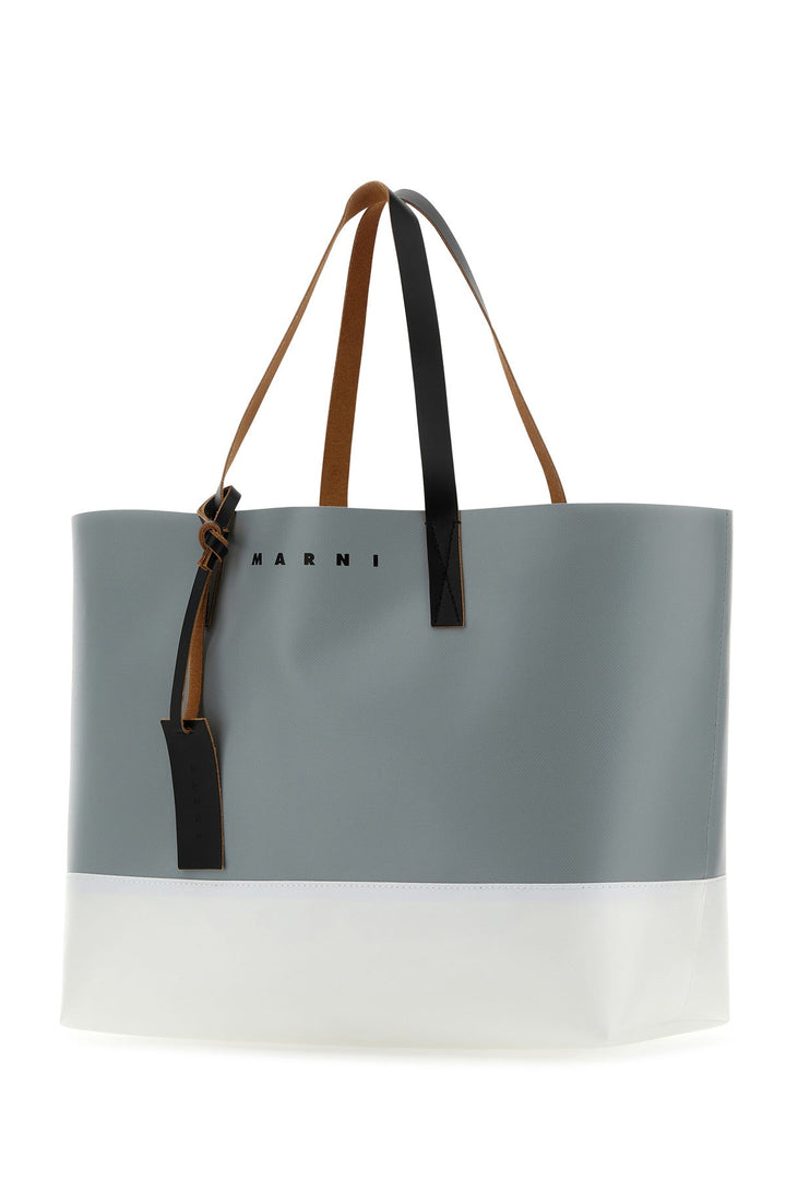 Two-tone PVC shopping bag