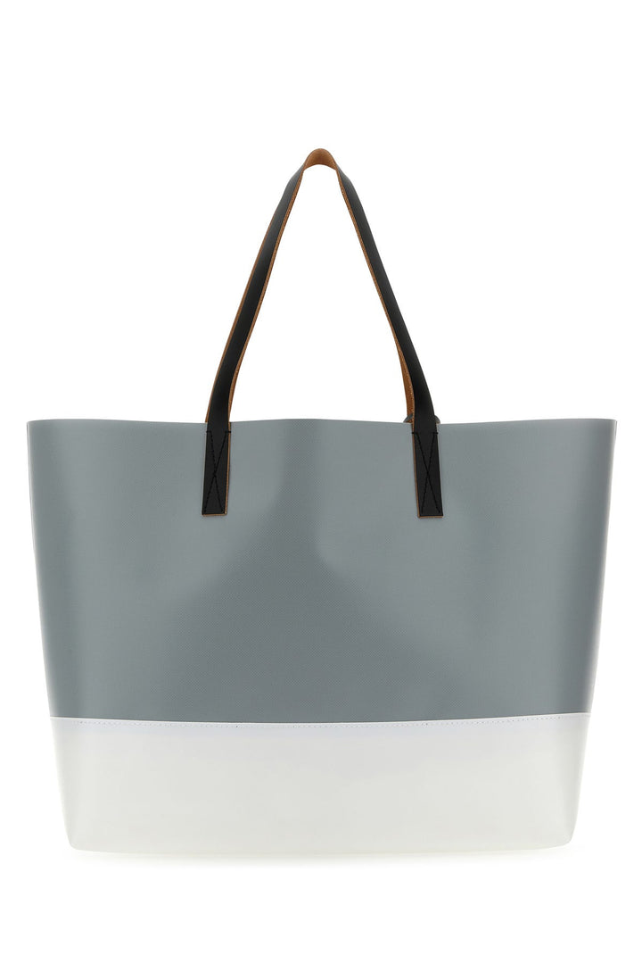 Two-tone PVC shopping bag