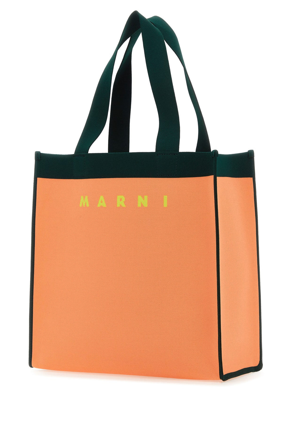 Two-tone jacquard shopping bag