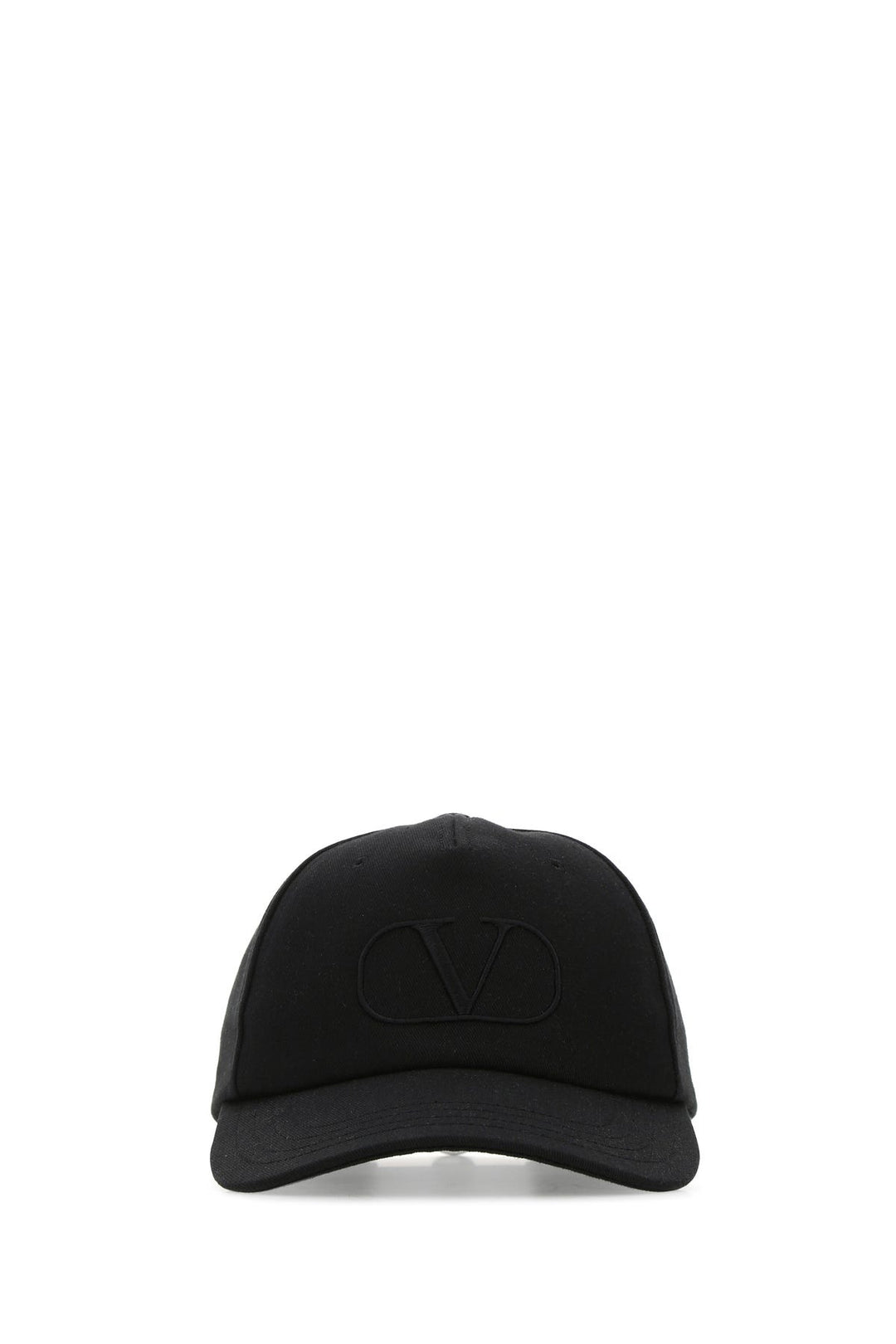 Black cotton baseball cap