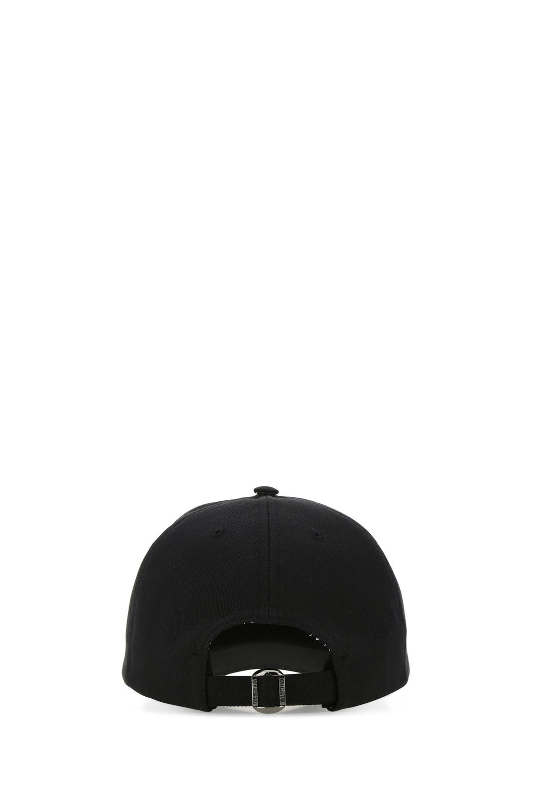 Black cotton baseball cap