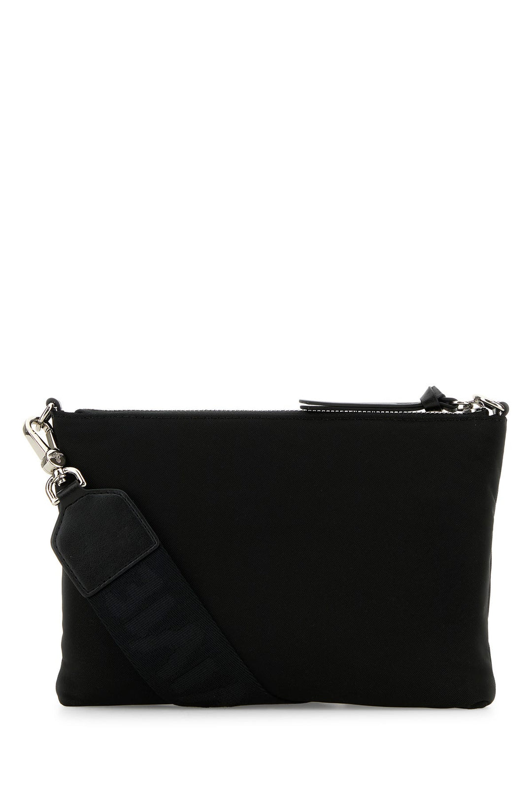 Black fabric Penny crossbody bag